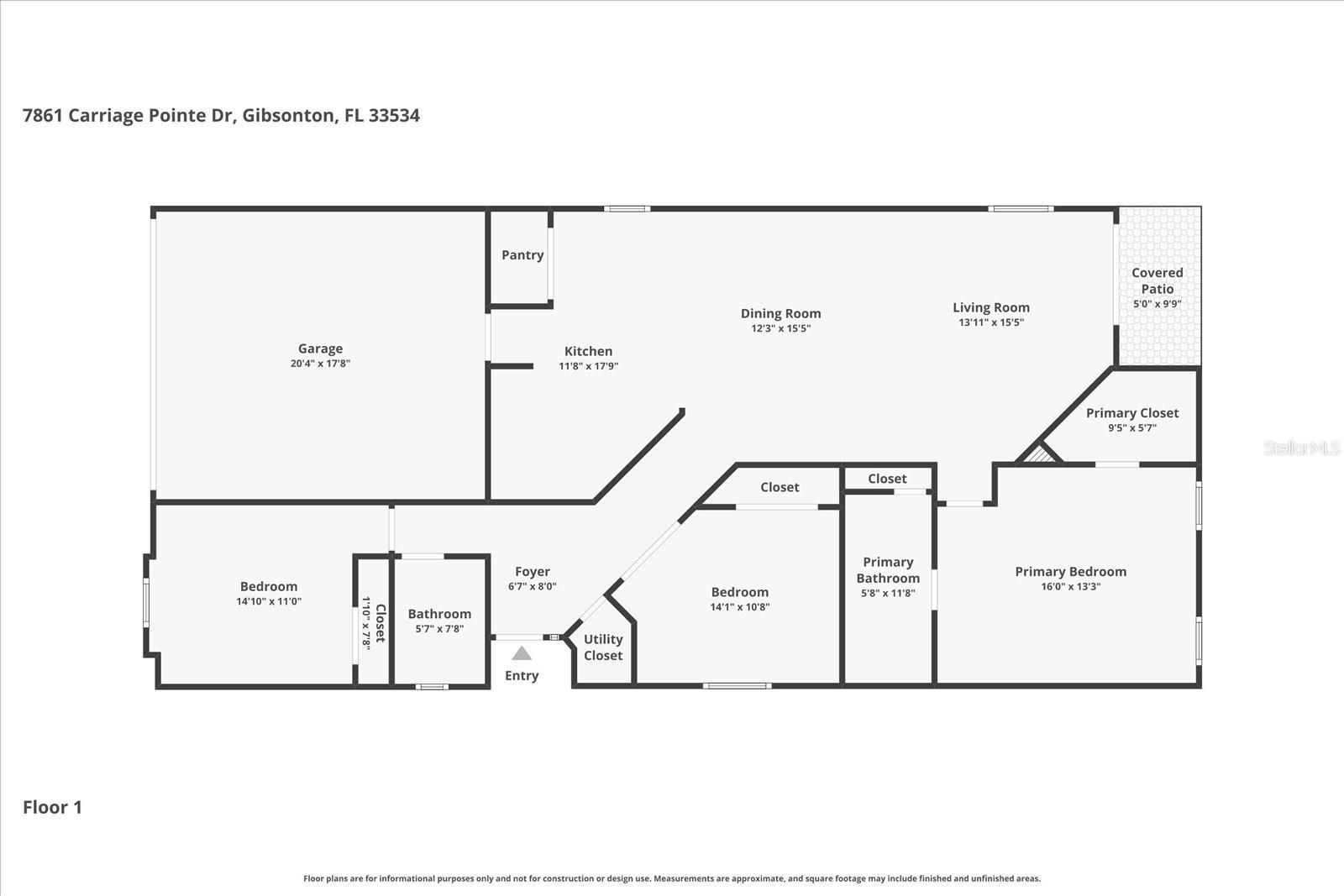 7861 CARRIAGE POINTE DR, GIBSONTON, FL, 33534