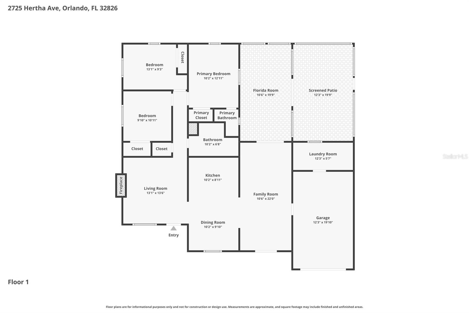 2725 HERTHA AVE, ORLANDO, FL, 32826