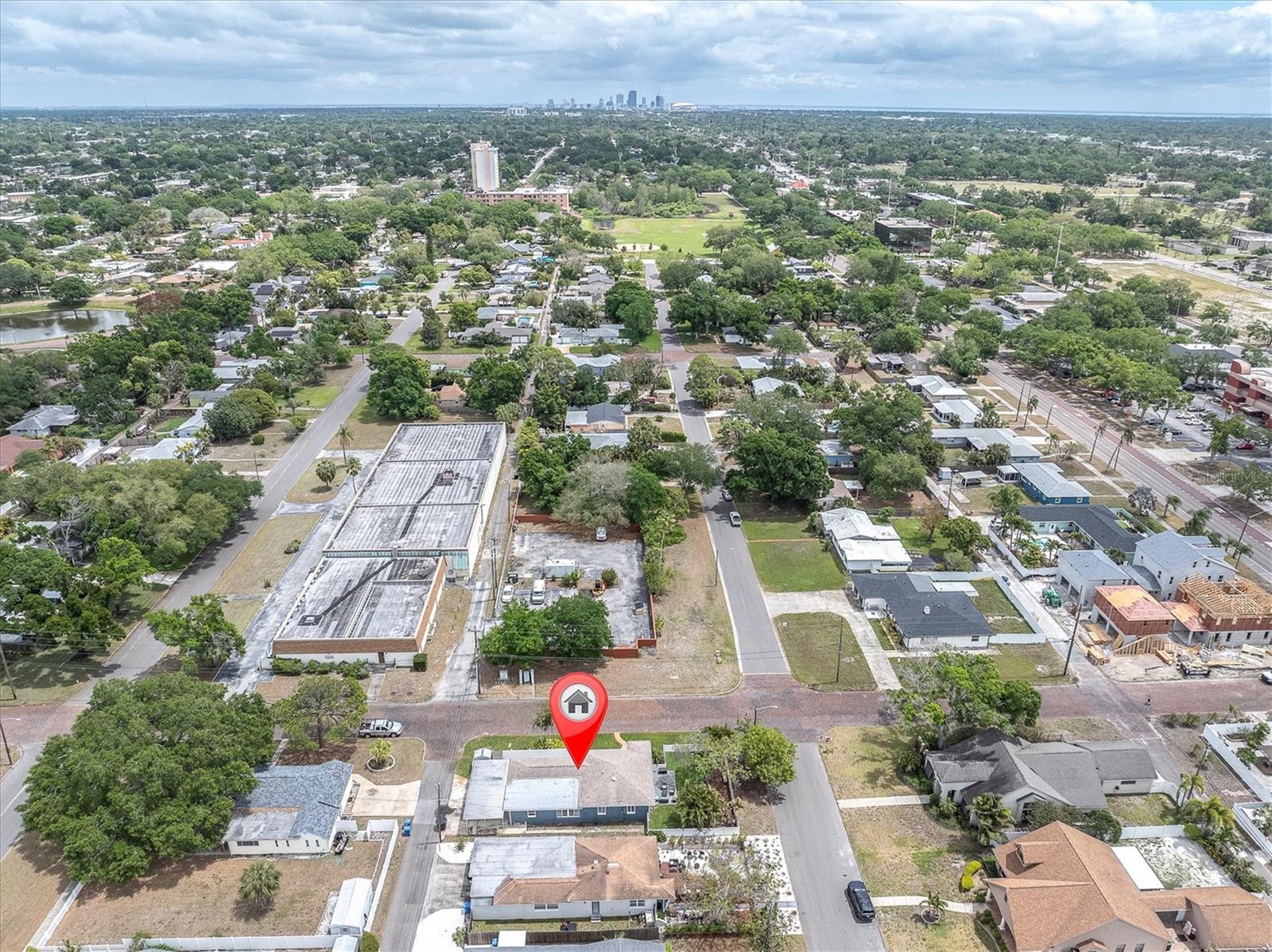 Straight shot to downtown.