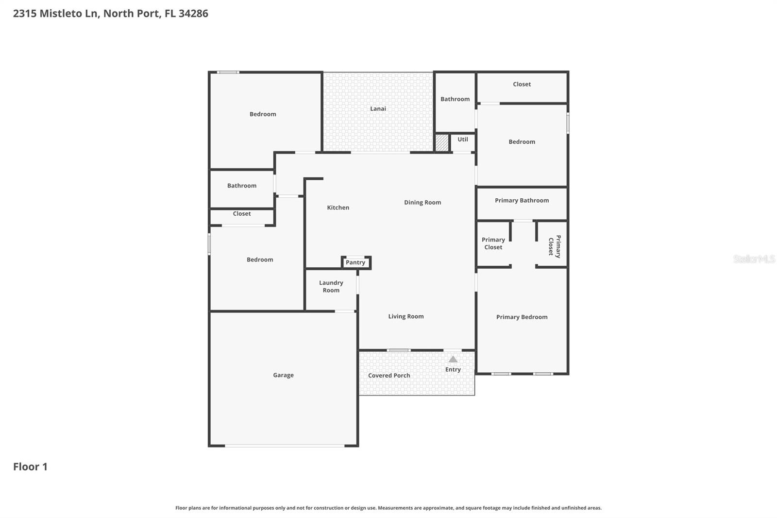 2315 MISTLETO LN, NORTH PORT, FL, 34286