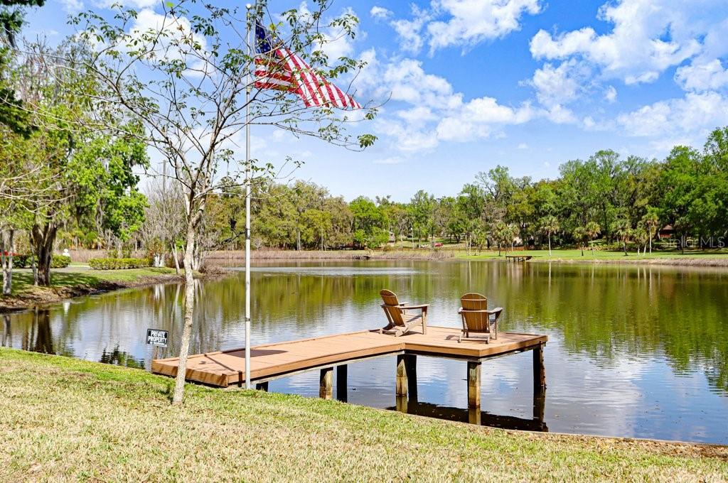 Private Dock on Lake
