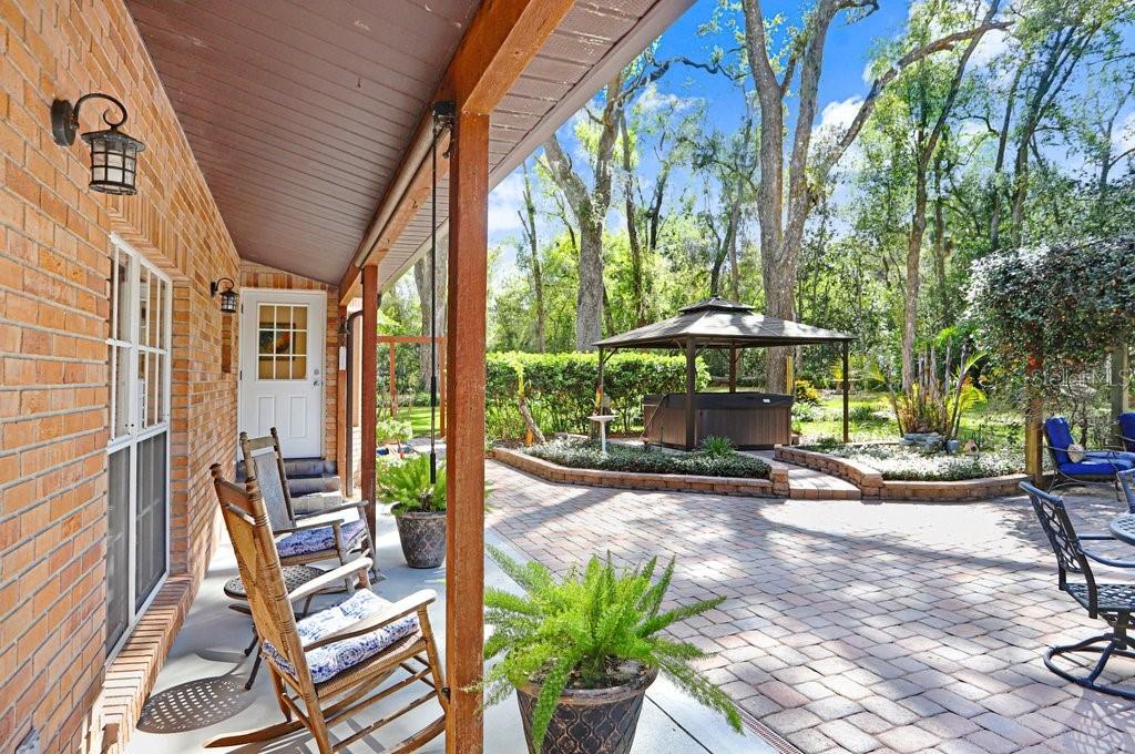 Sitting area out of the sun