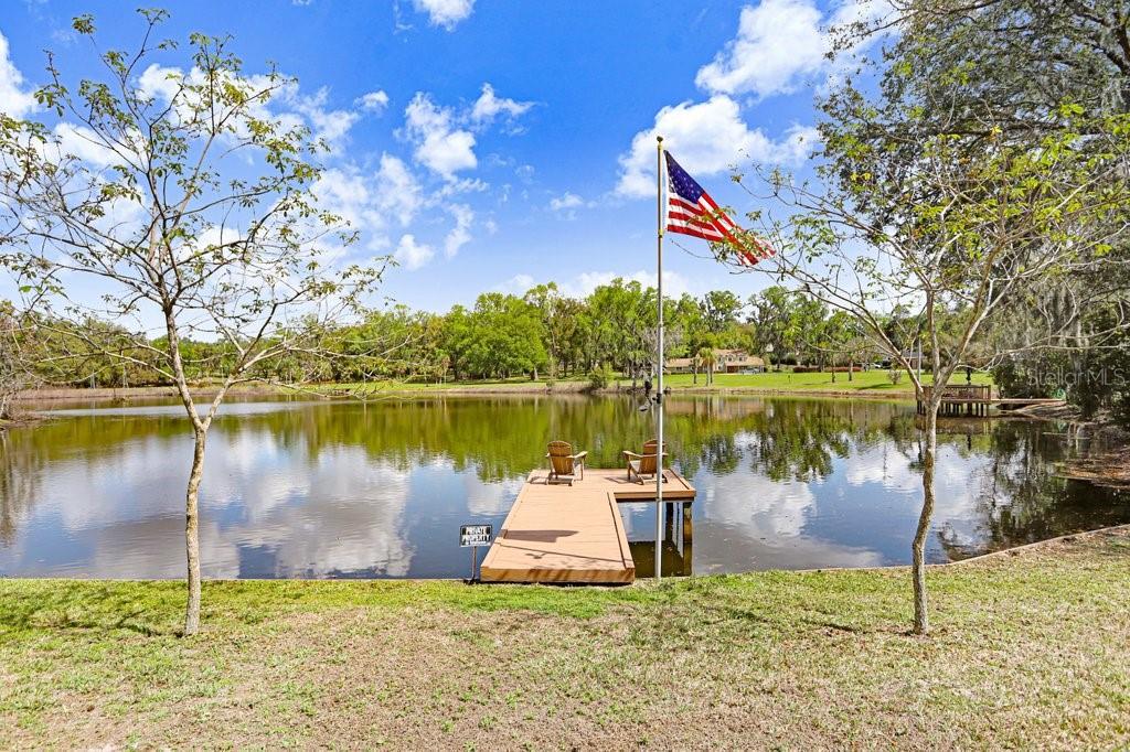 Private Dock on Lake