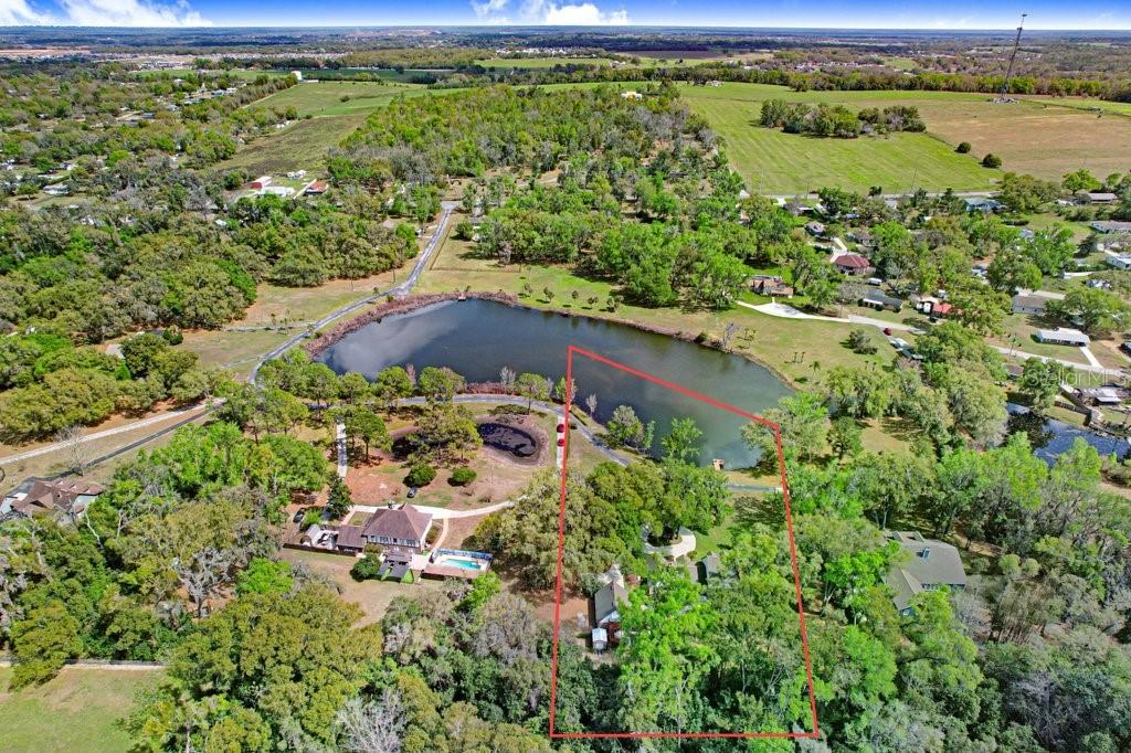 Property boundary lines in red are approximate