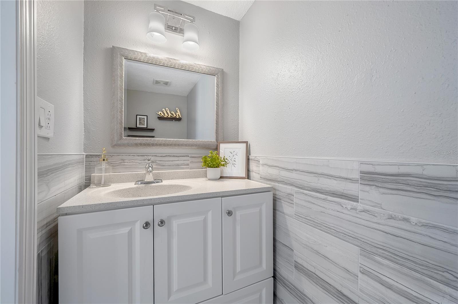 downstairs powder bath