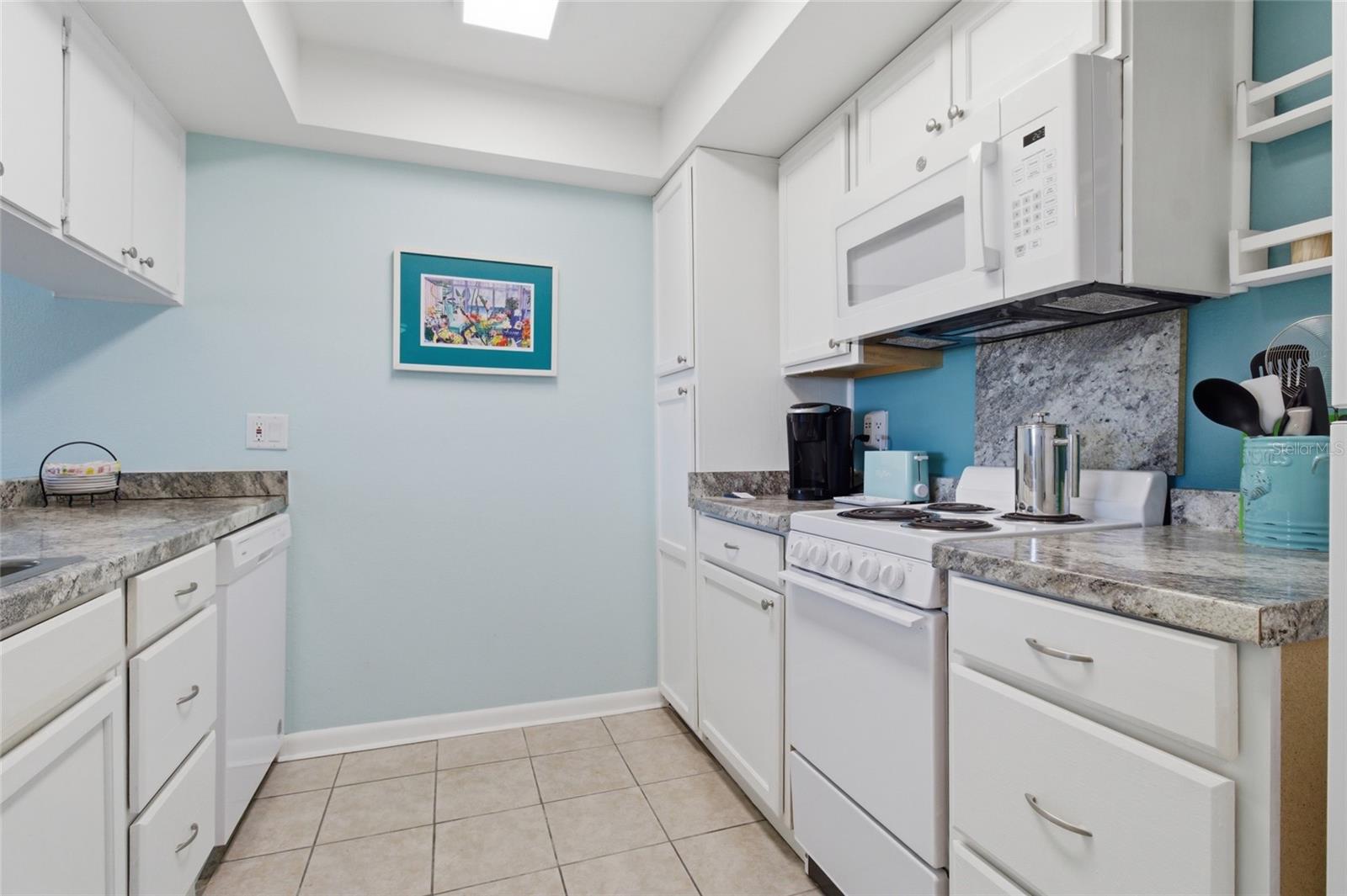 Kitchen with ample storage