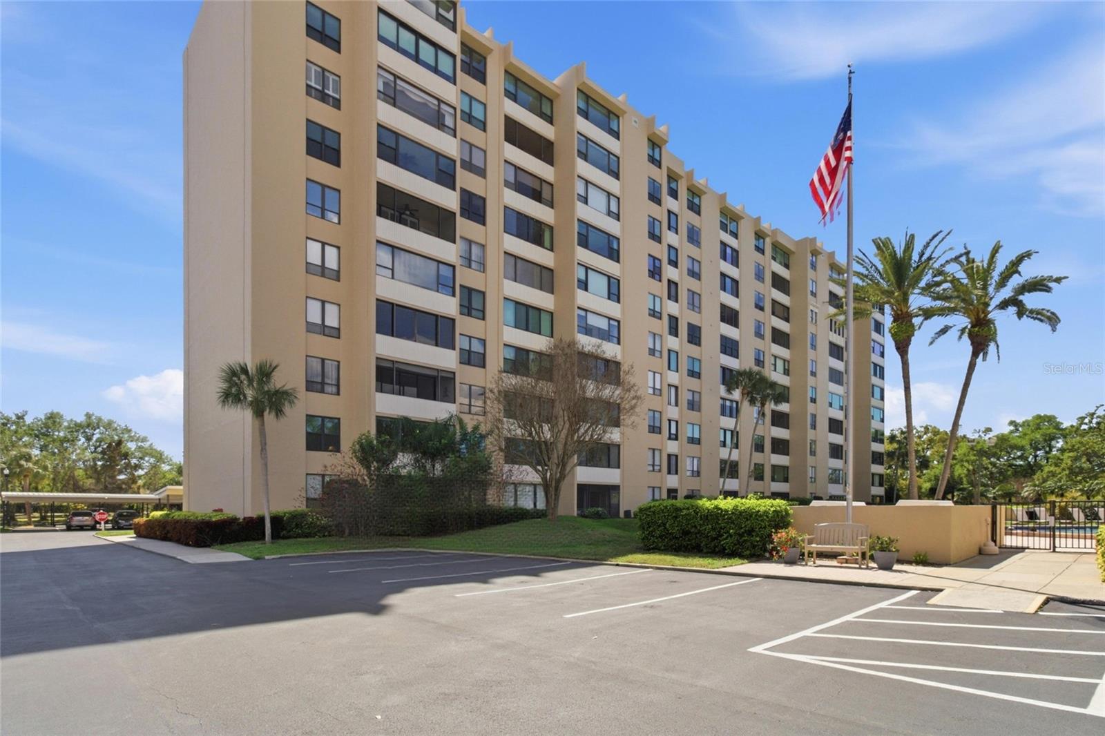 Rear of Building and Entrance to Pool/Clubhouse