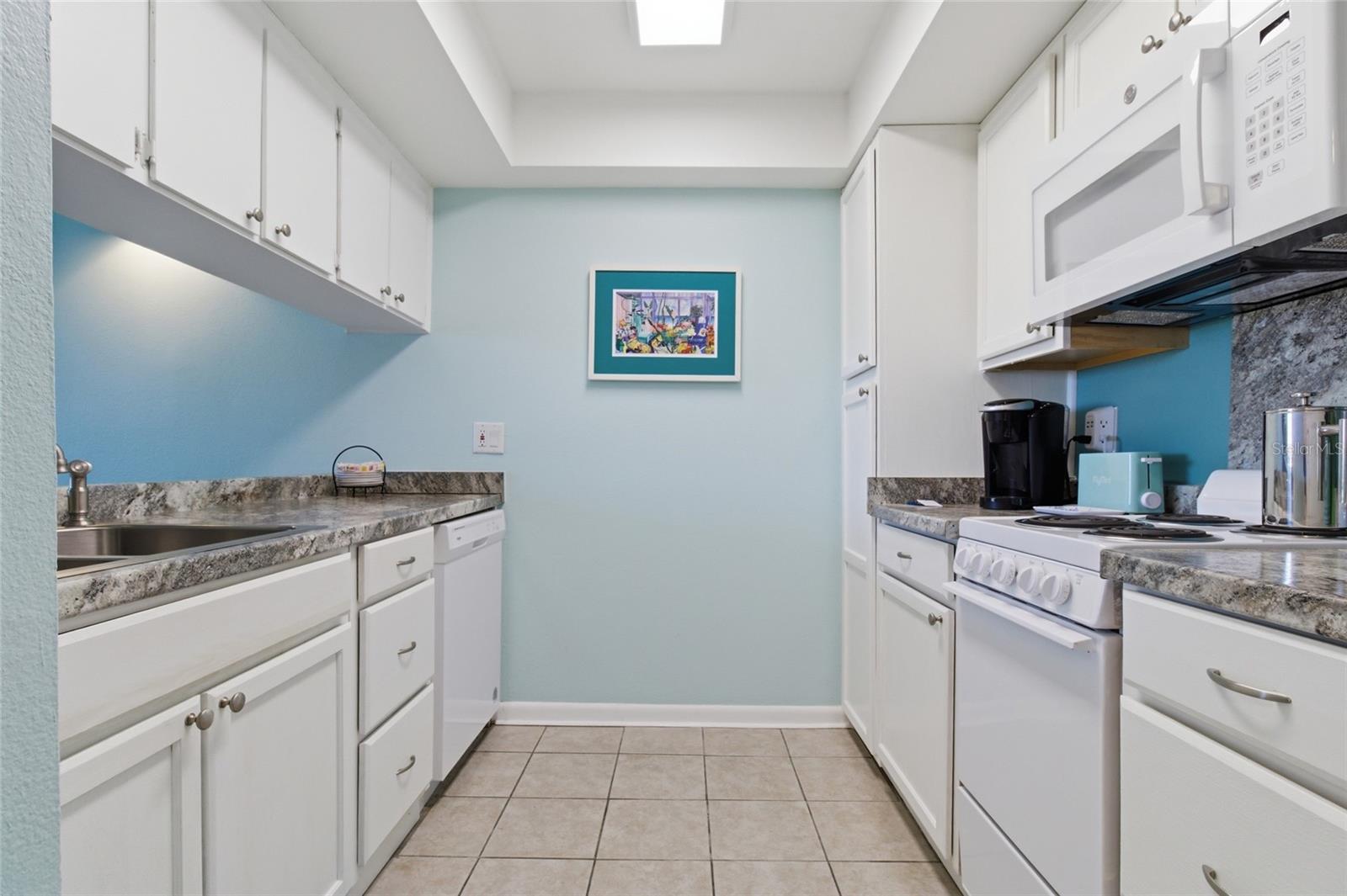 Kitchen with ample storage