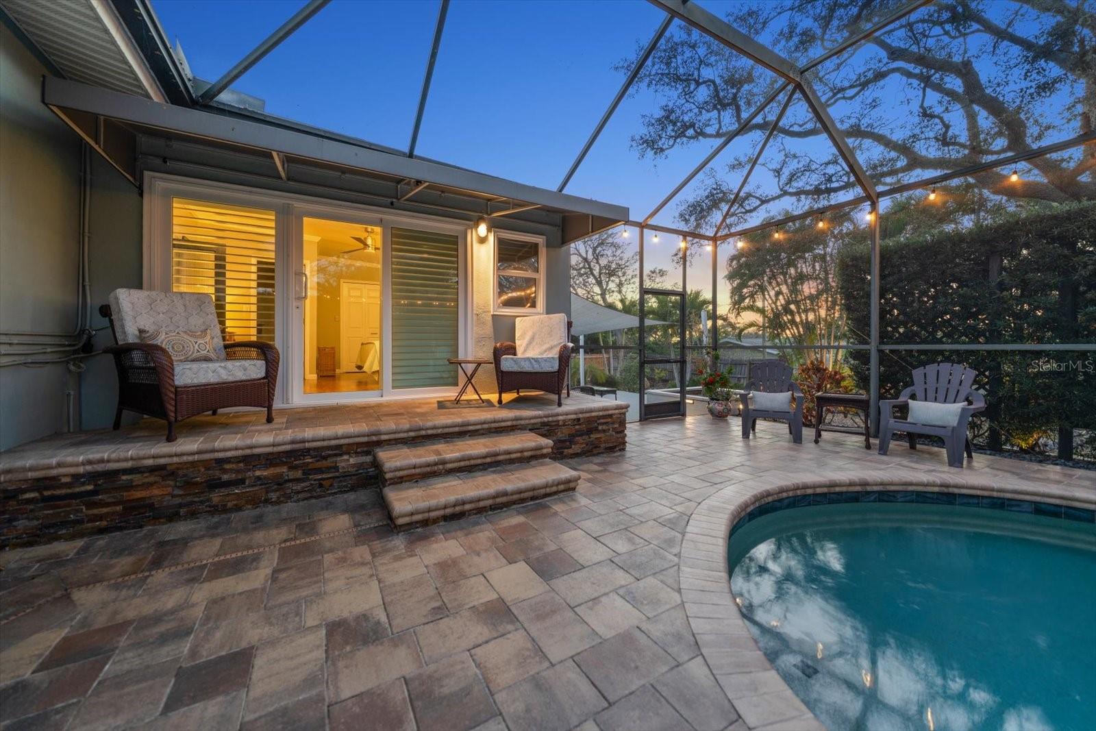 Relax and unwind and enjoy the evening nightlights!