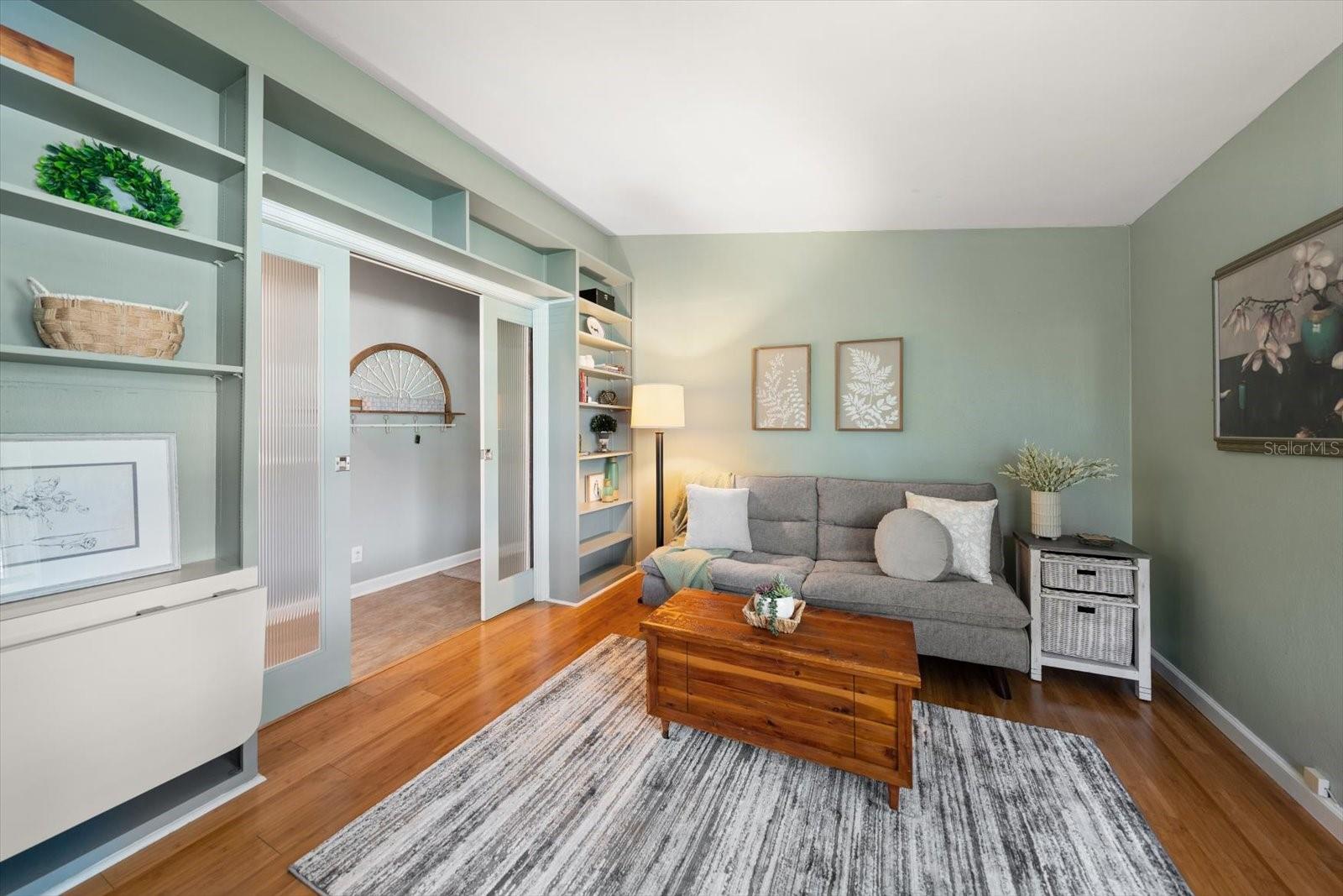 Second bedroom presently used as a den