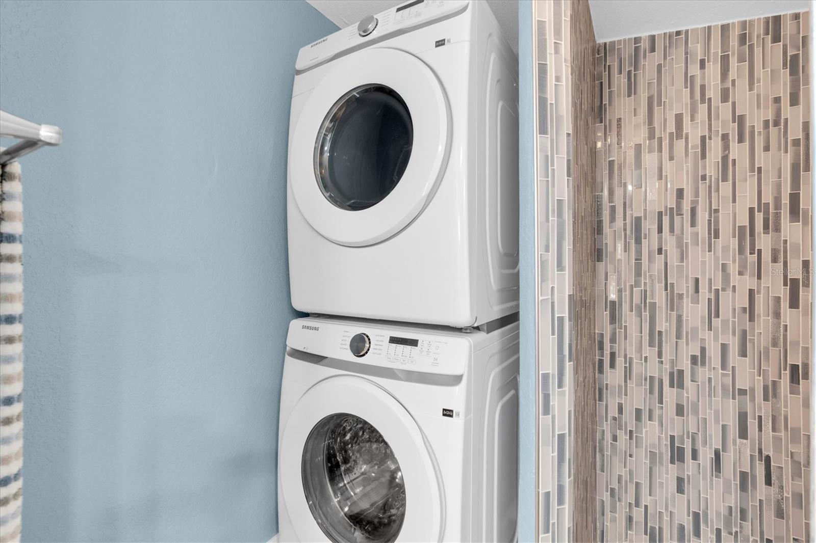 Laundry is located in En-suite bath