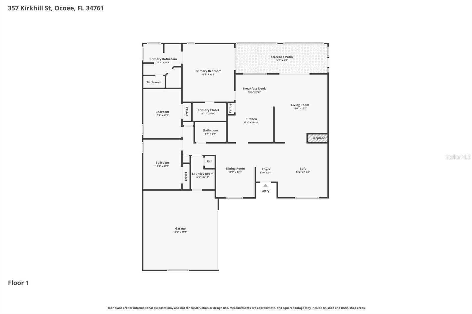357 KIRKHILL ST, OCOEE, FL, 34761