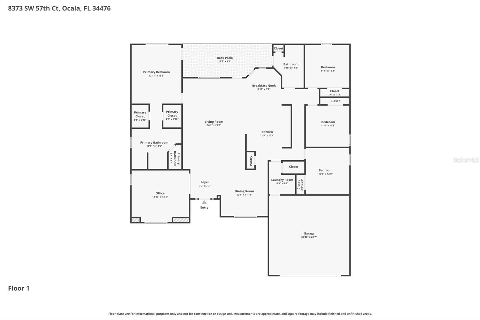 8373 SW 57TH CT, OCALA, FL, 34476