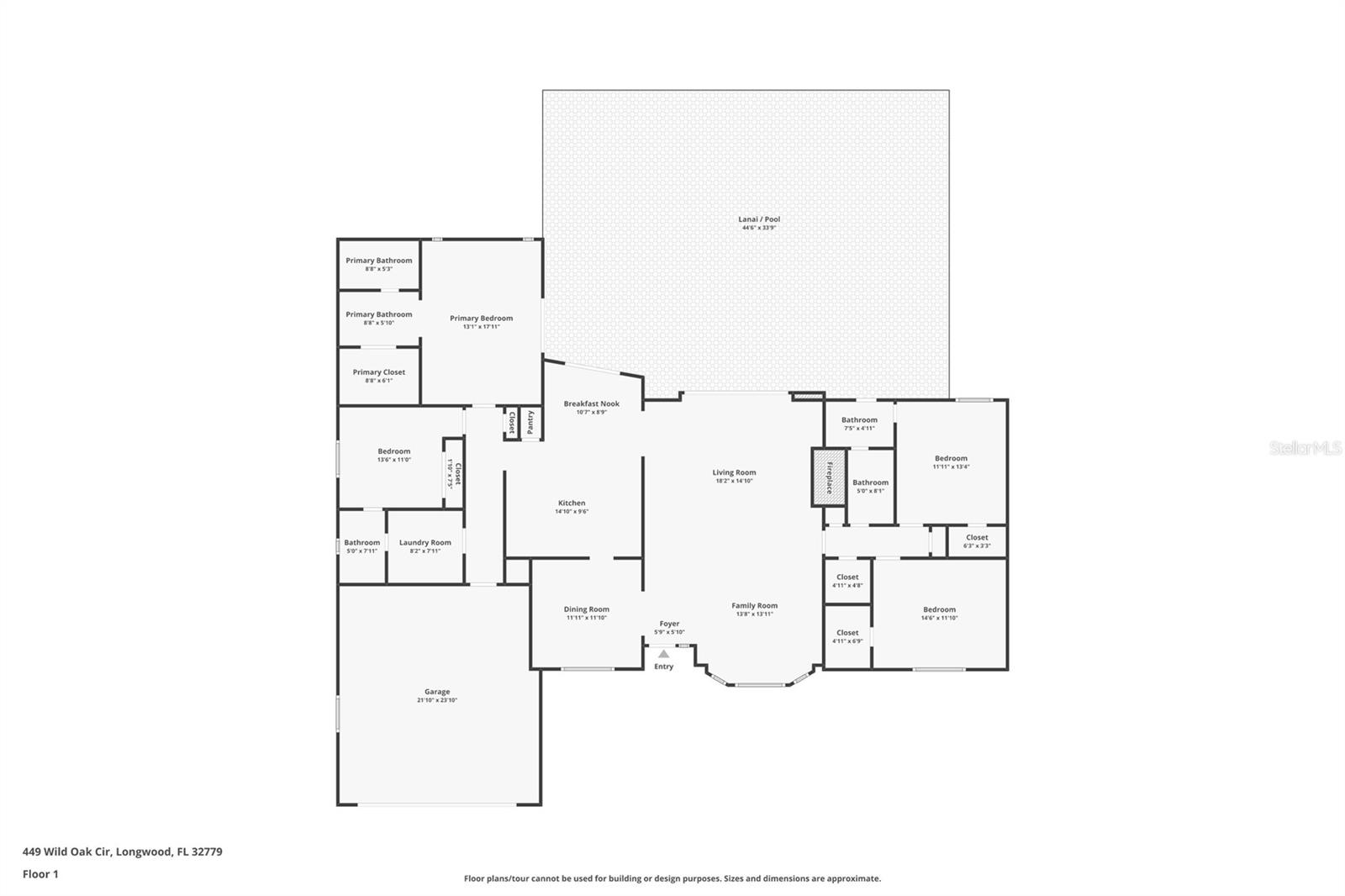449 WILD OAK CIR, LONGWOOD, FL, 32779