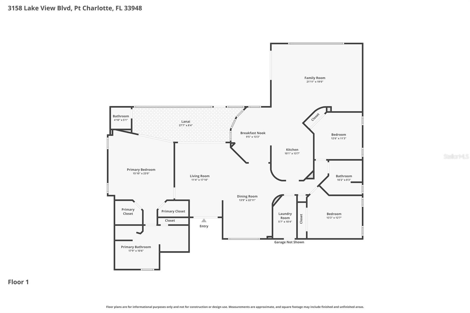 3158 LAKE VIEW BLVD, PORT CHARLOTTE, FL, 33948