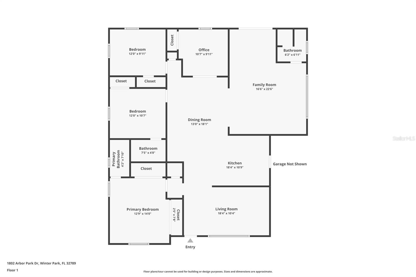 1802 ARBOR PARK DR, WINTER PARK, FL, 32789