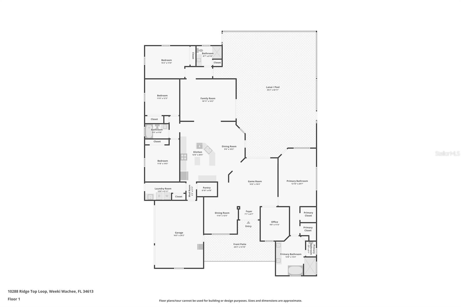 10288 RIDGE TOP LOOP, WEEKI WACHEE, FL, 34613