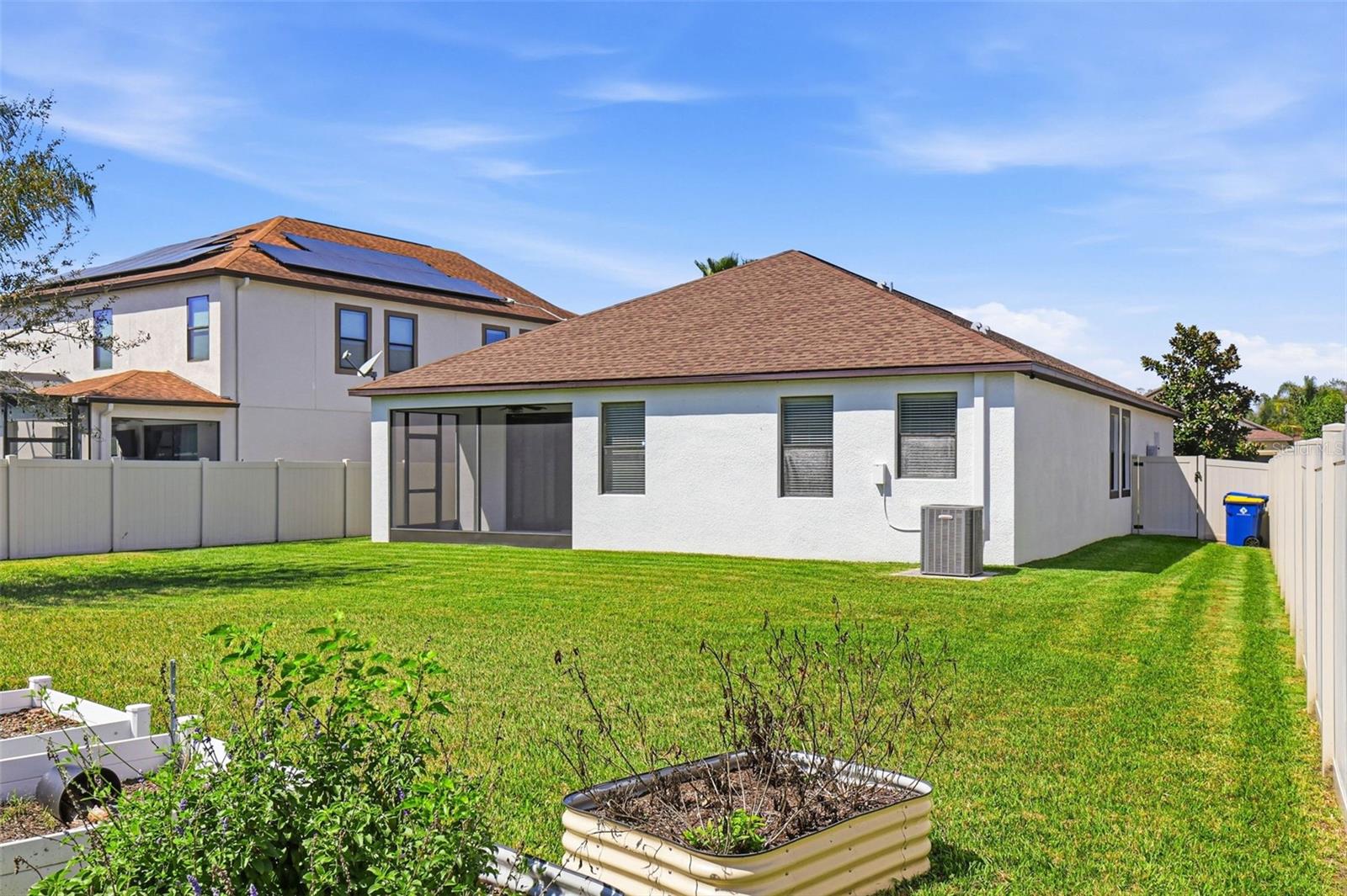 Rear of the property