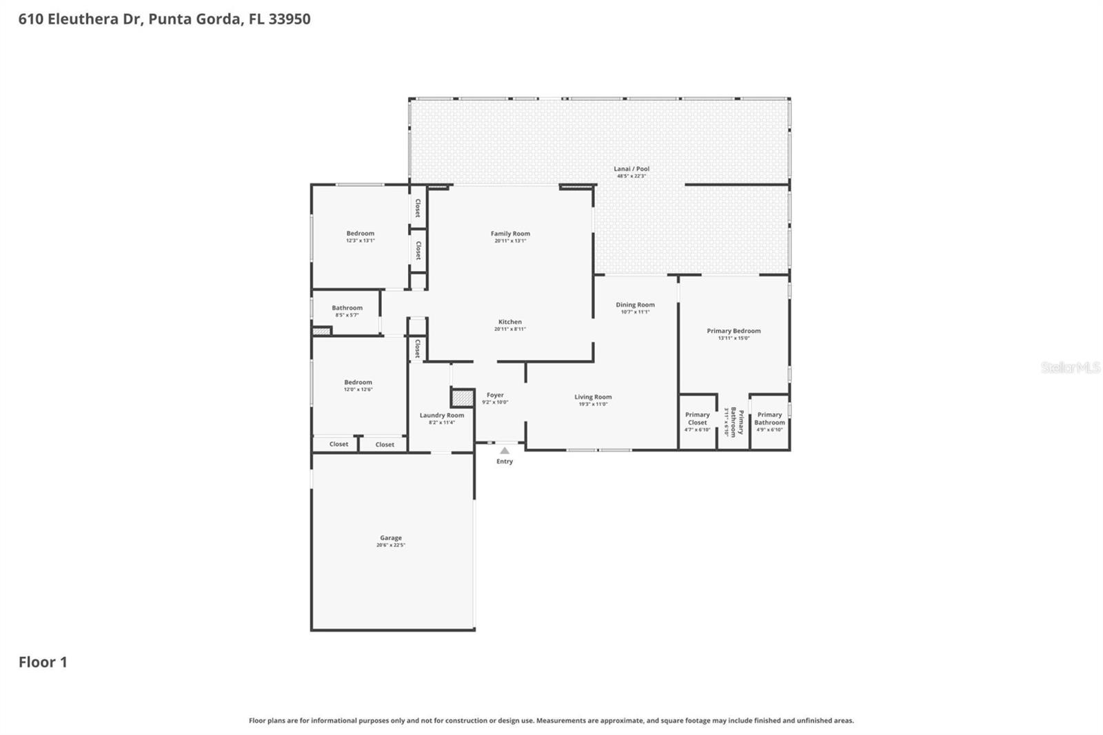 610 ELEUTHERA DR, PUNTA GORDA, FL, 33950