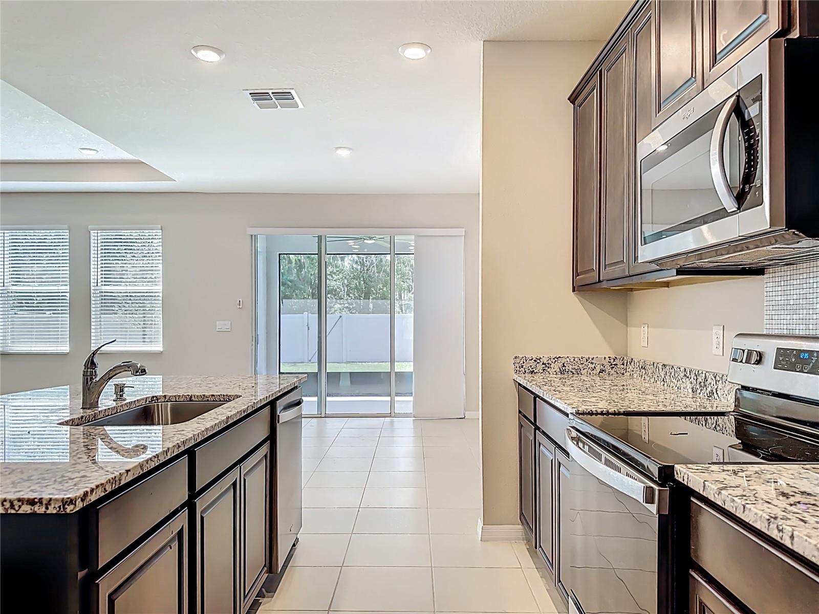 Kitchen View from Butler's Pantry