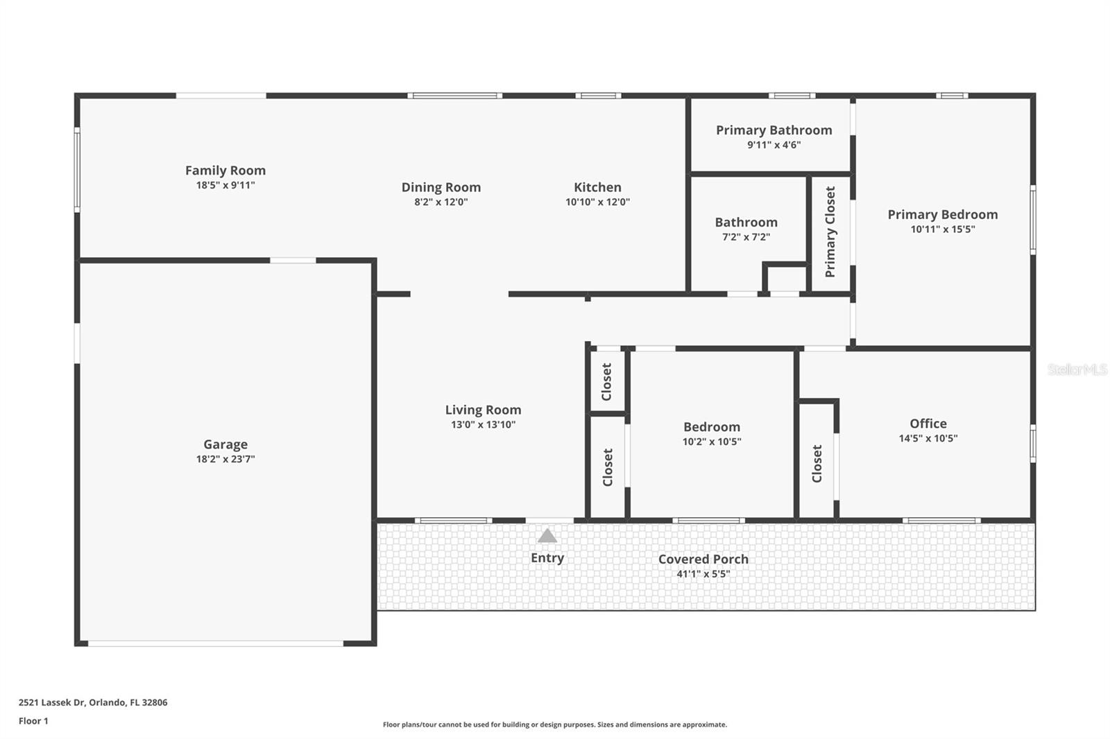 2521 LASSEK DR, ORLANDO, FL, 32806