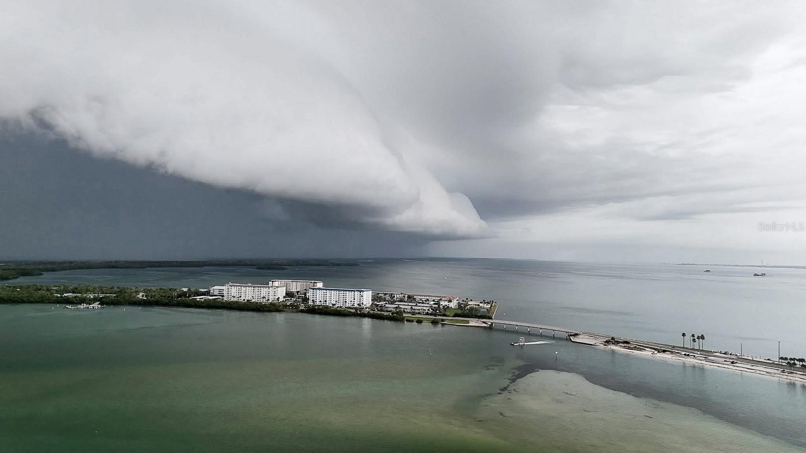 The changing atmosphere of the island is beautiful to watch