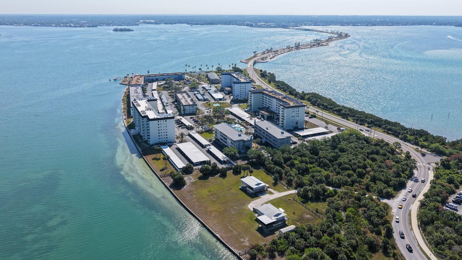 Positioned near the pristine beaches of Honeymoon Island