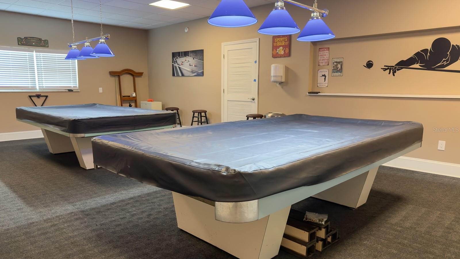 Amazing Billiards Room in the Clubhouse!