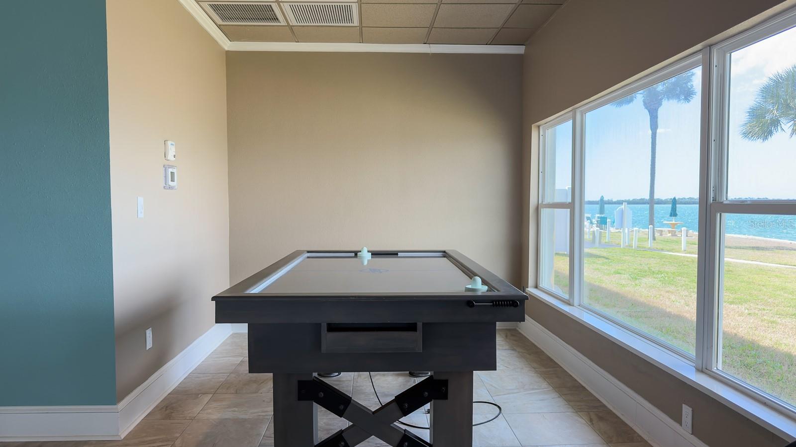 Air Hockey with a View