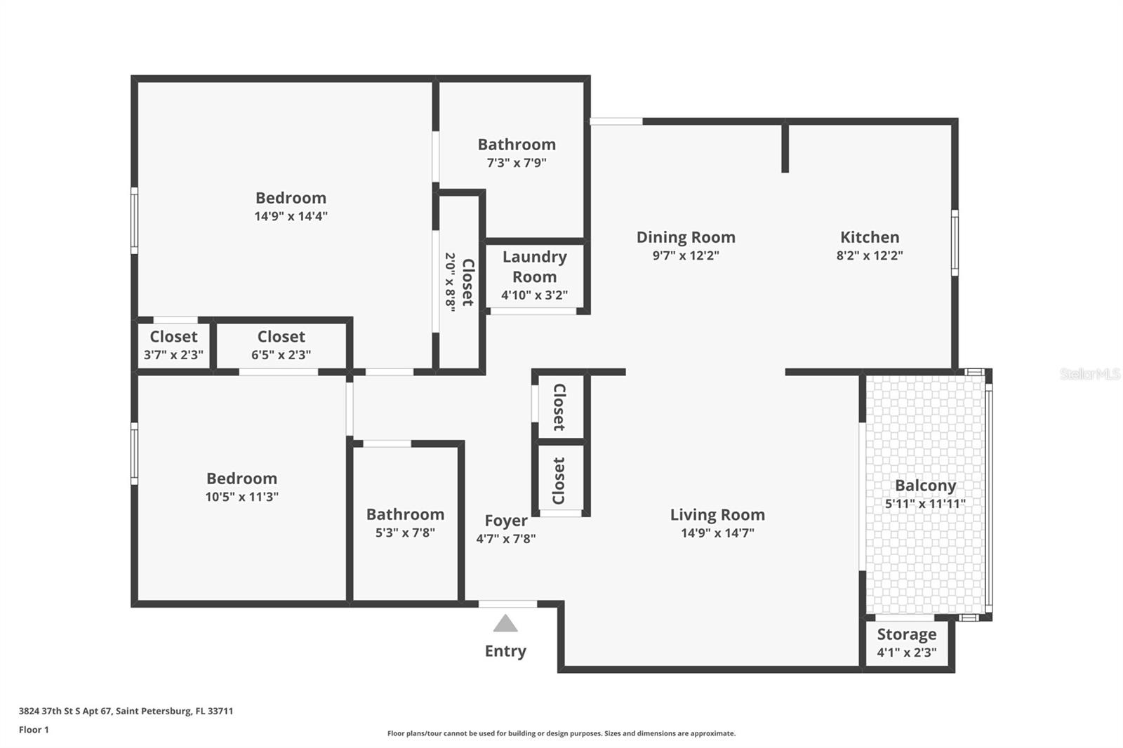 3824 37TH ST S #67, ST PETERSBURG, FL, 33711