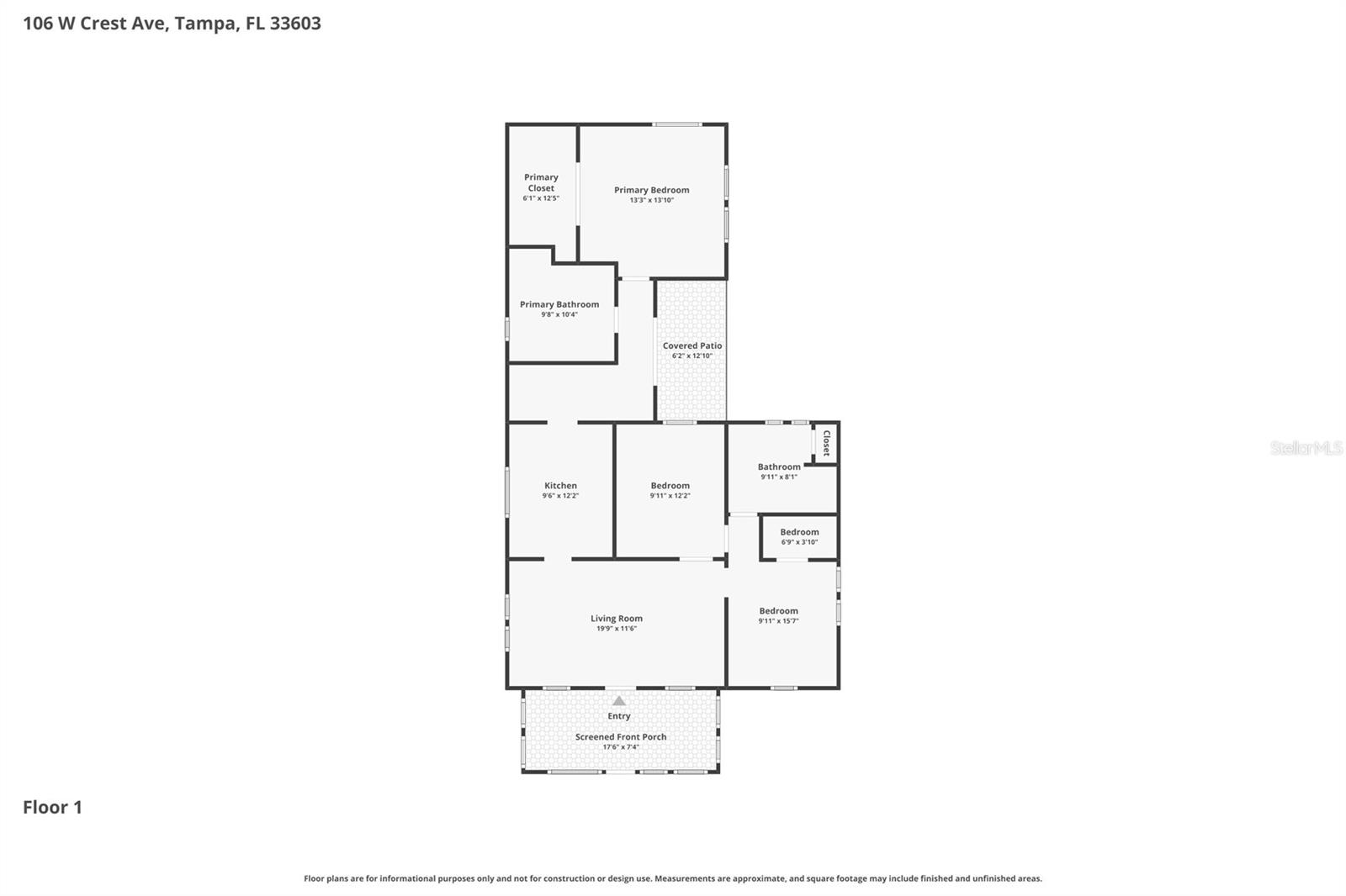 106 W CREST AVE, TAMPA, FL, 33603