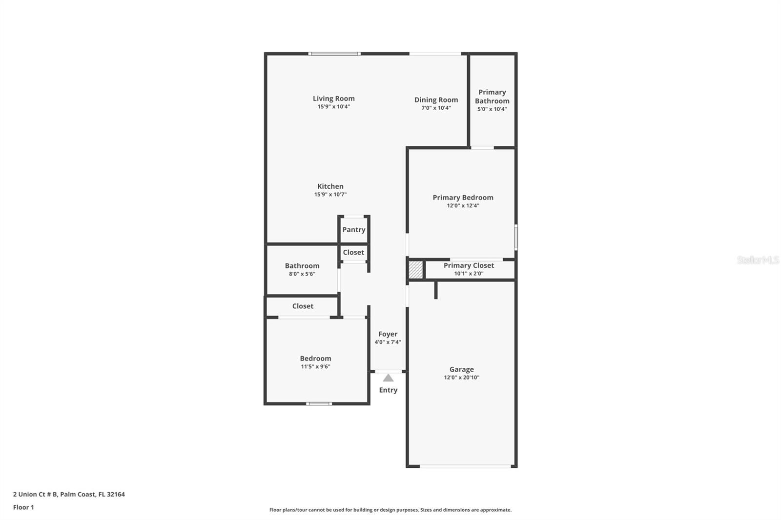 2 UNION CT, PALM COAST, FL, 32164