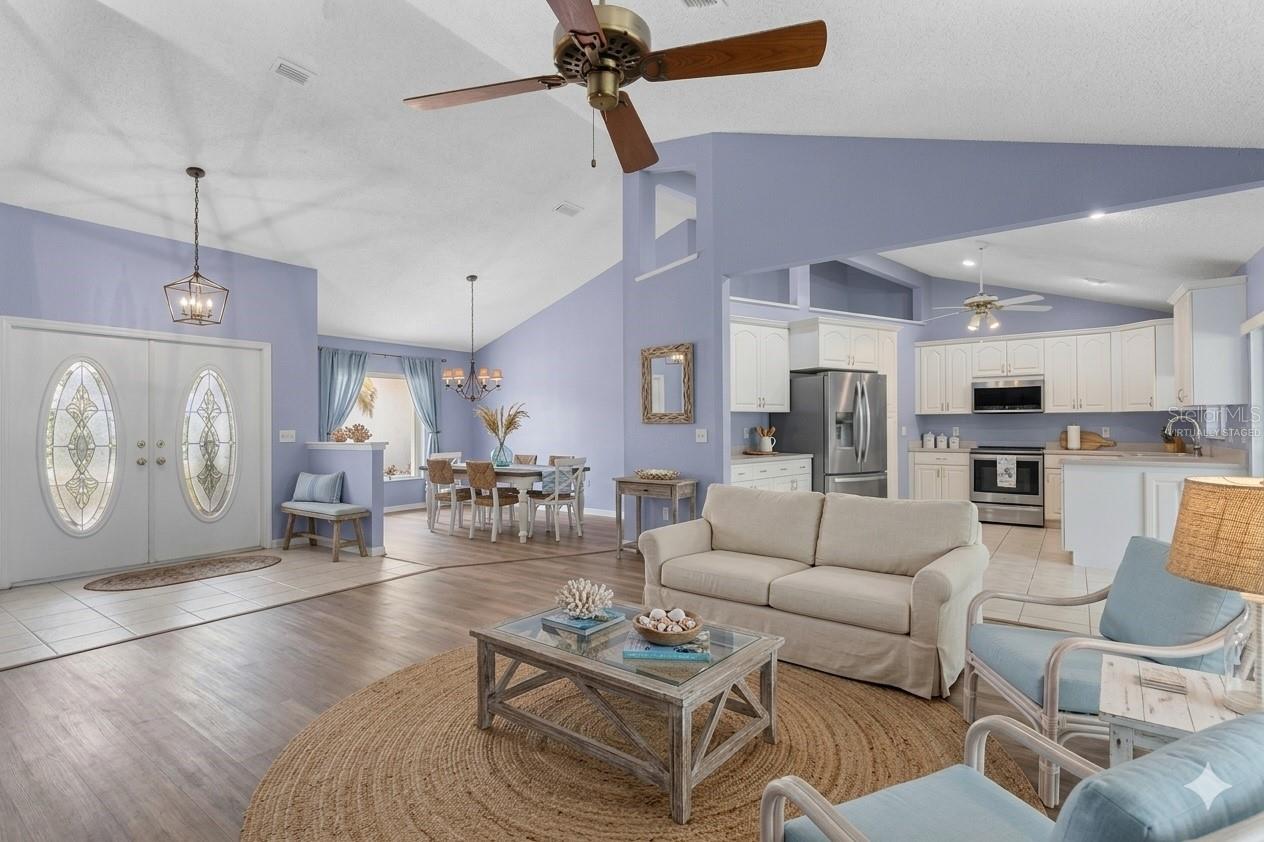 Living Room Virtually Staged