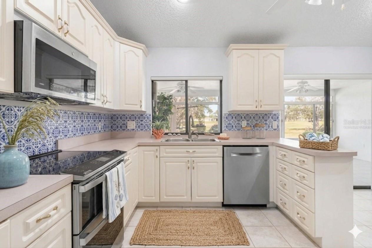 Kitchen Virtually Staged