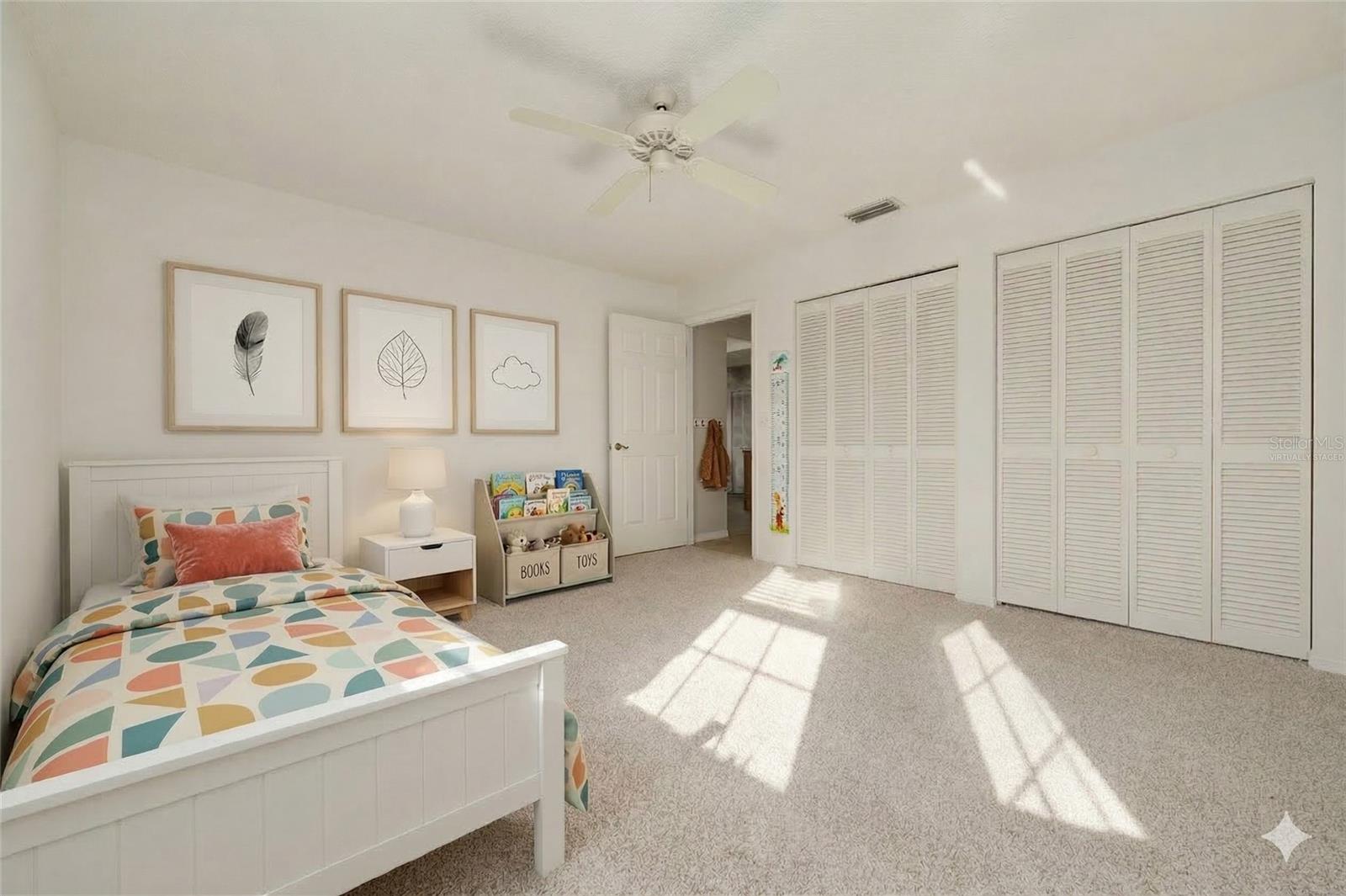 Virtually Staged Bedroom 3