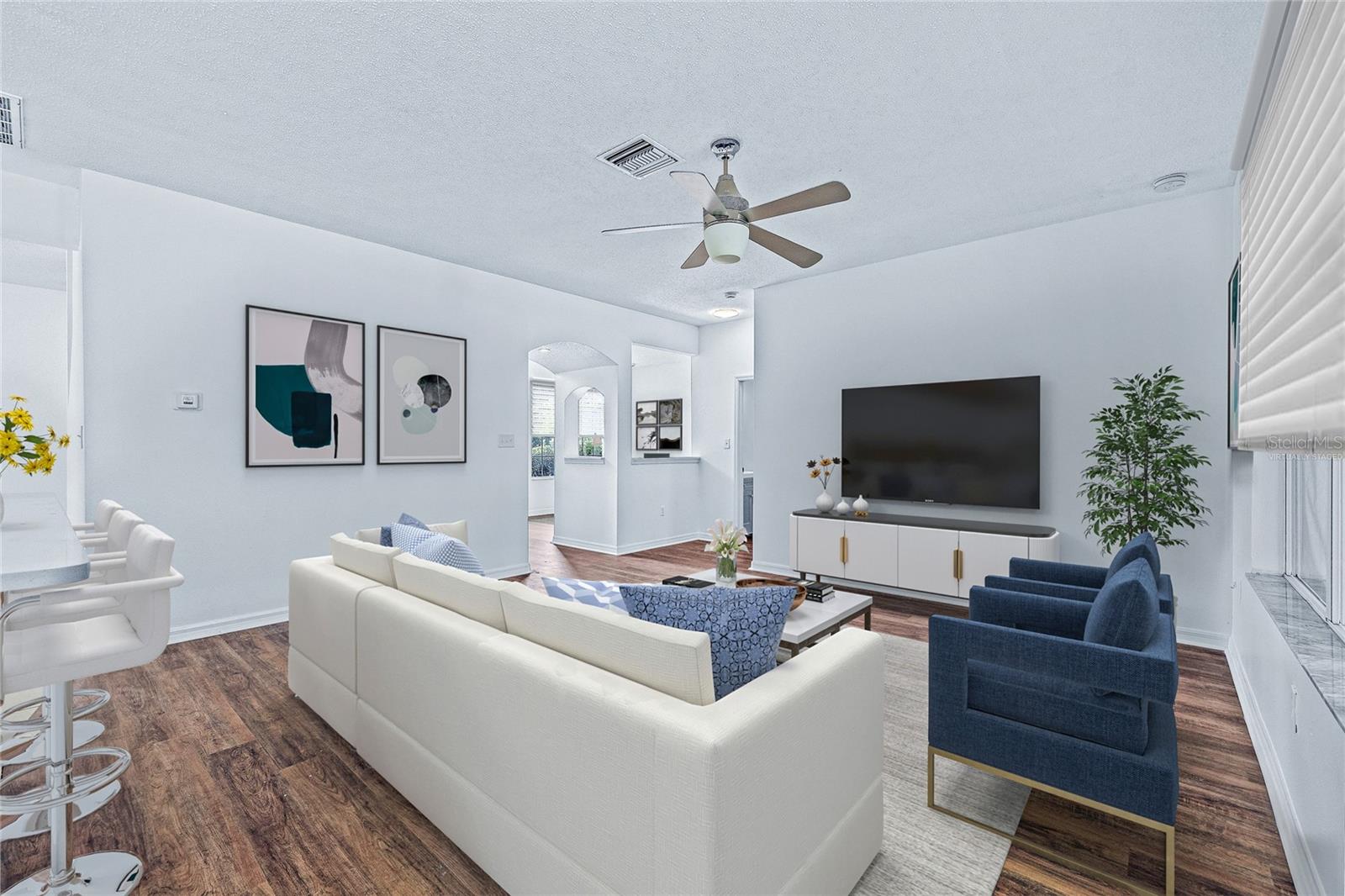 Living Room - Virtually Staged