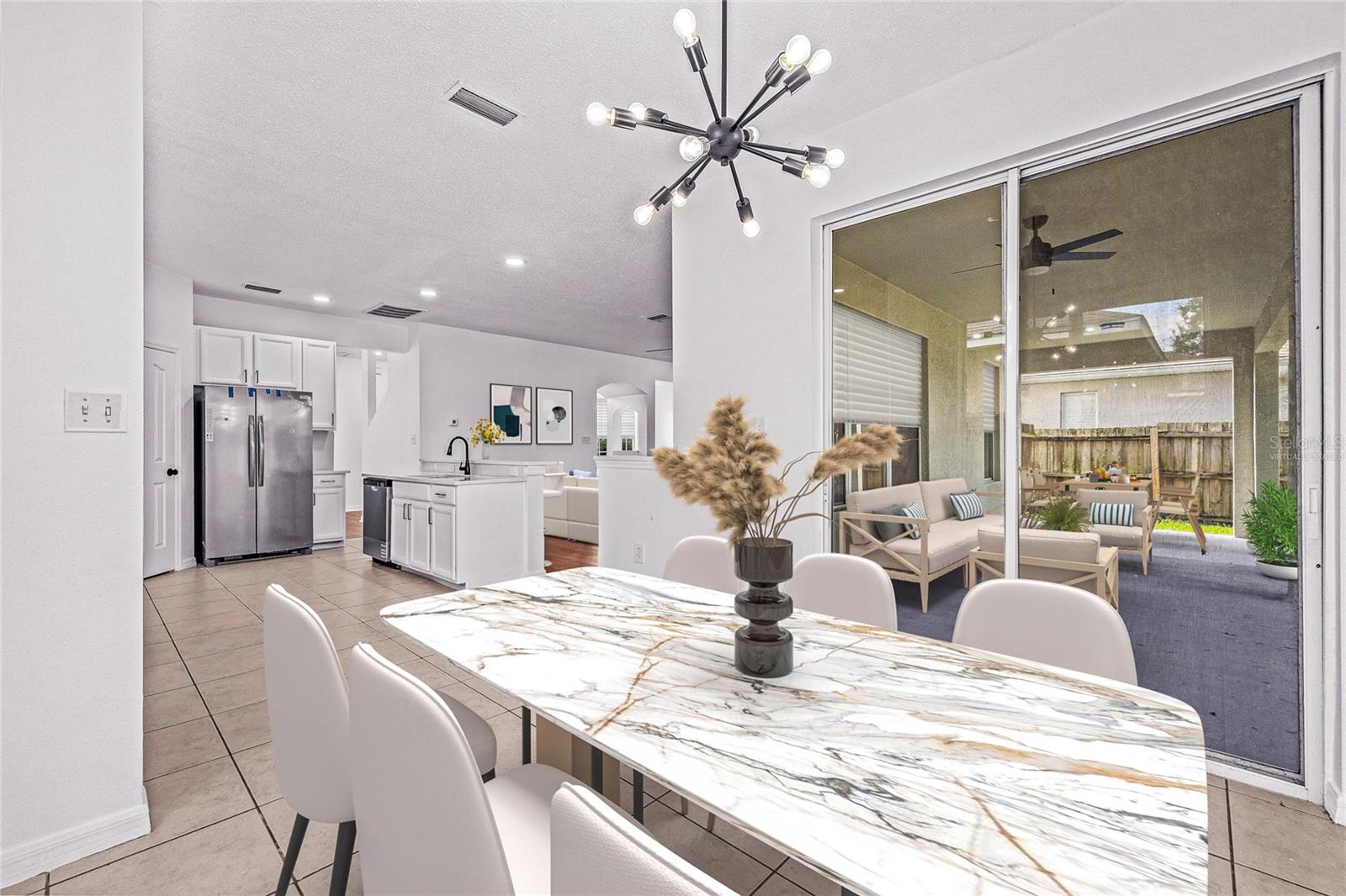 Dining Area - Virtually Staged