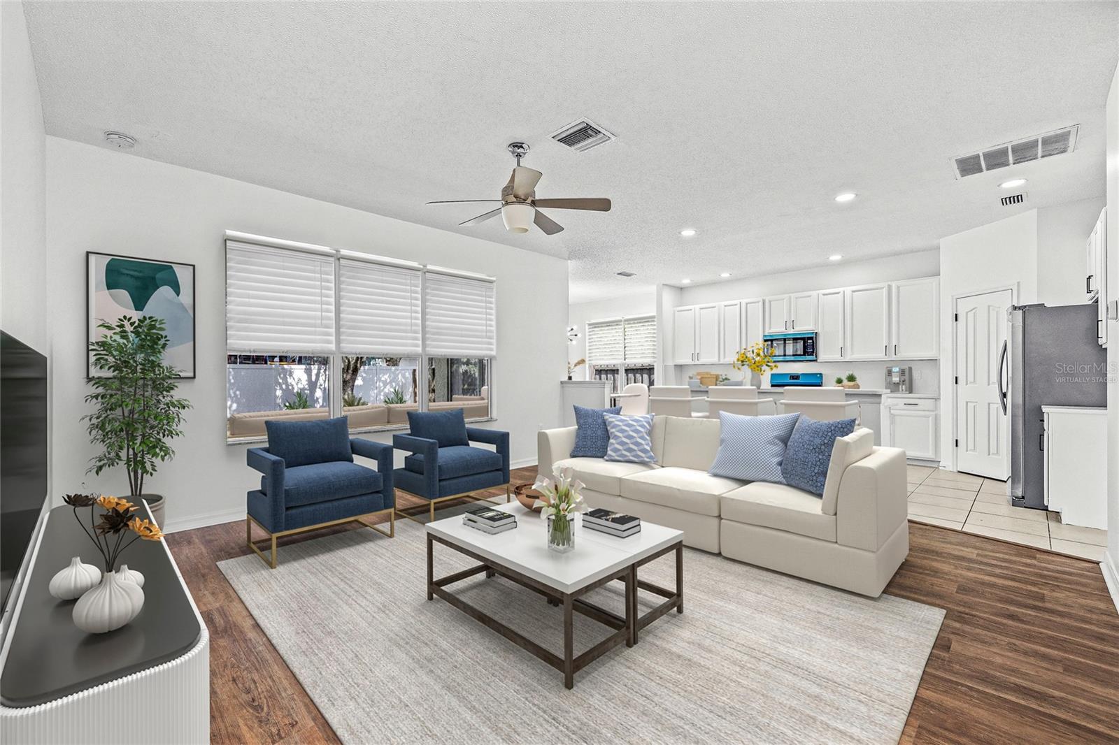 Living Room - Virtually Staged