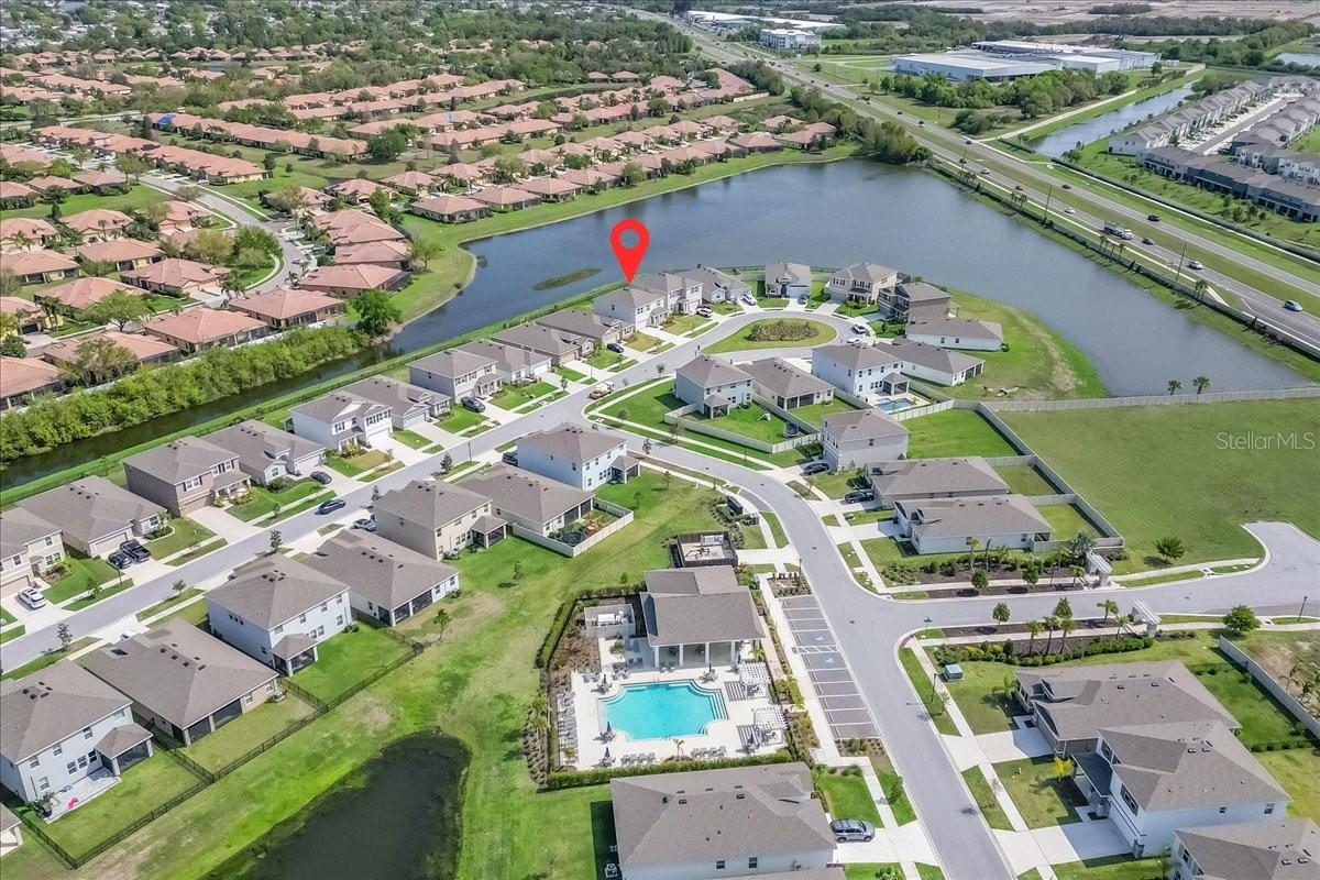 Location from Community Pool