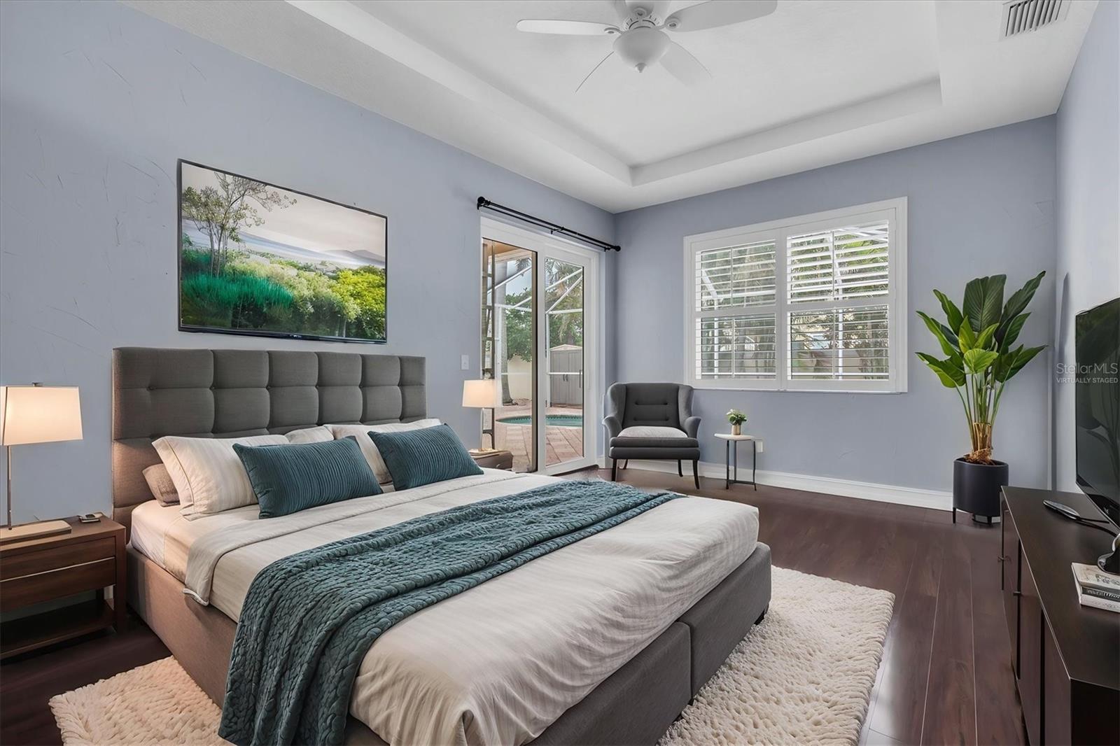 Primary Bedroom Virtually Staged