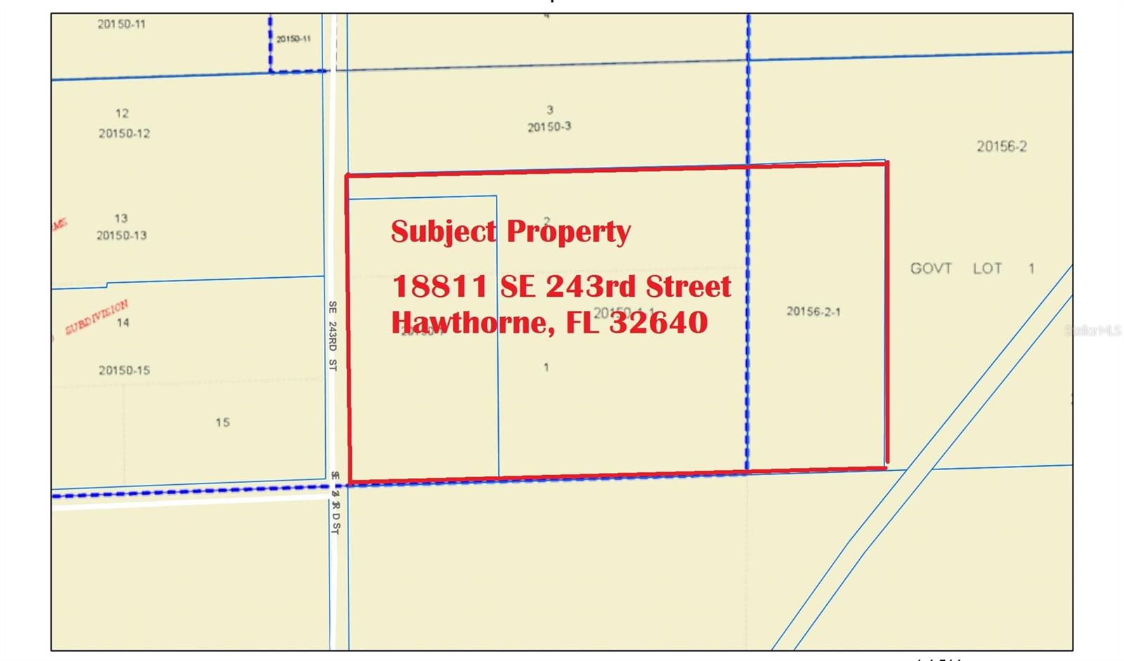 18811 SE 243RD ST, HAWTHORNE, FL, 32640