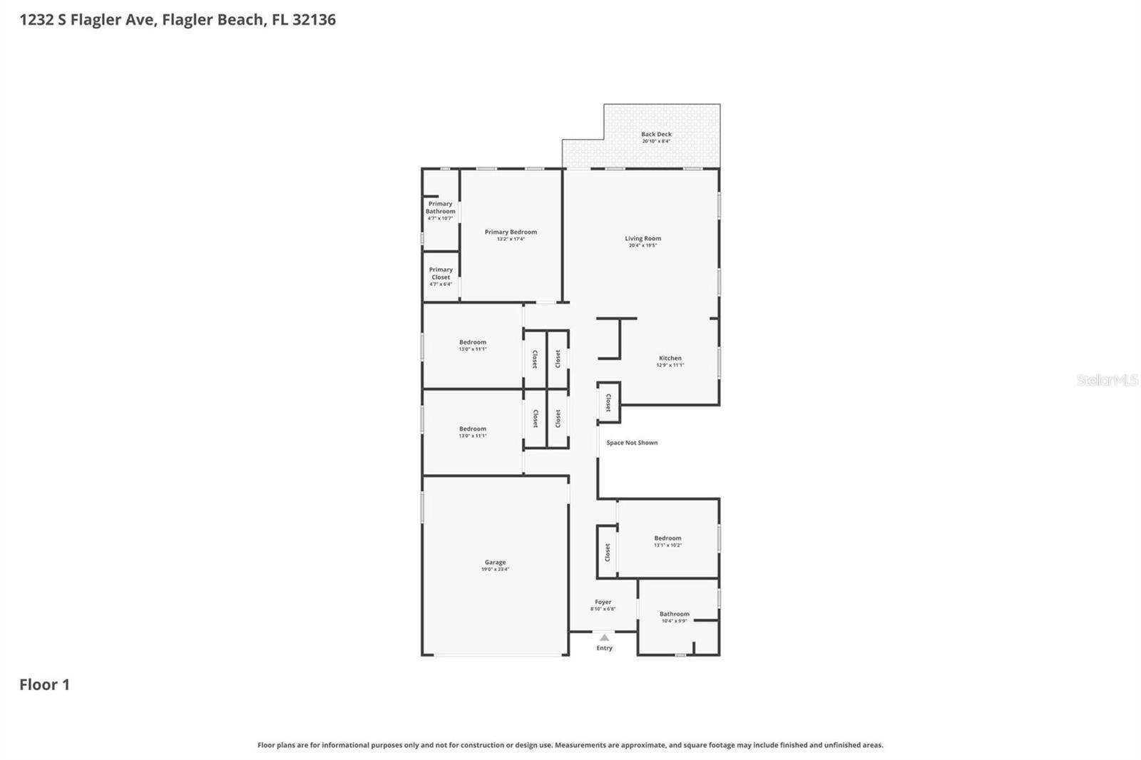 1232 S FLAGLER AVE, FLAGLER BEACH, FL, 32136