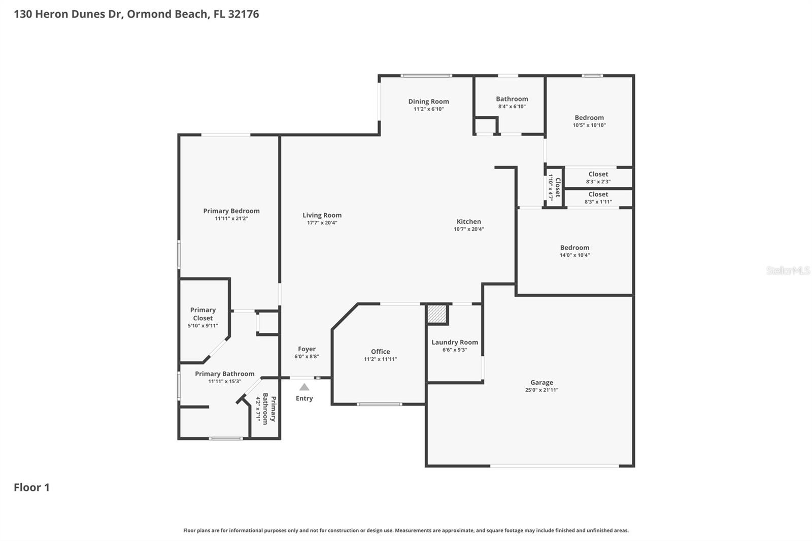 130 HERON DUNES DR, ORMOND BEACH, FL, 32176