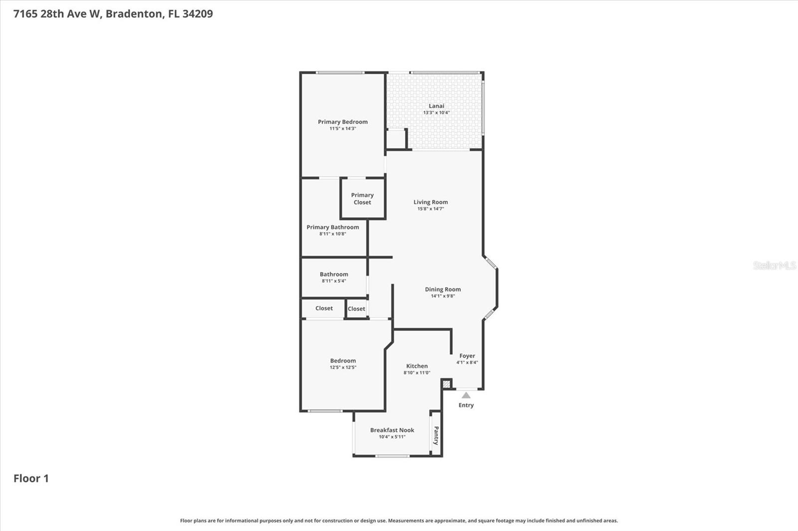 7165 28TH AVE W, BRADENTON, FL, 34209