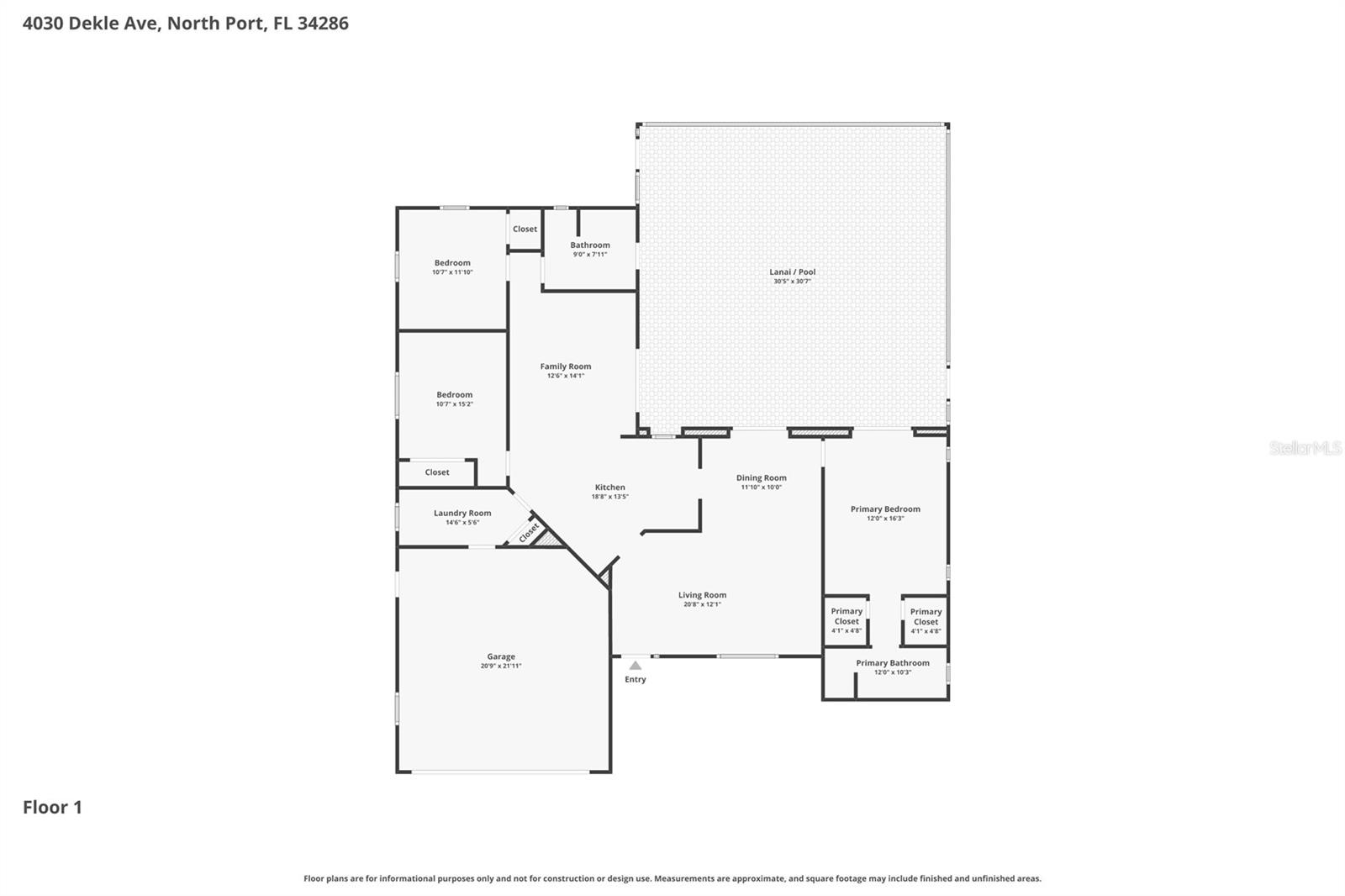 4030 DEKLE AVE, NORTH PORT, FL, 34286