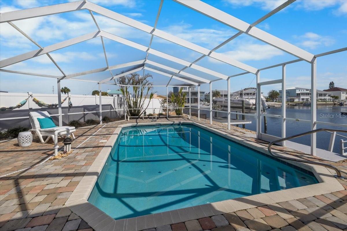 Salt Water Heated Pool