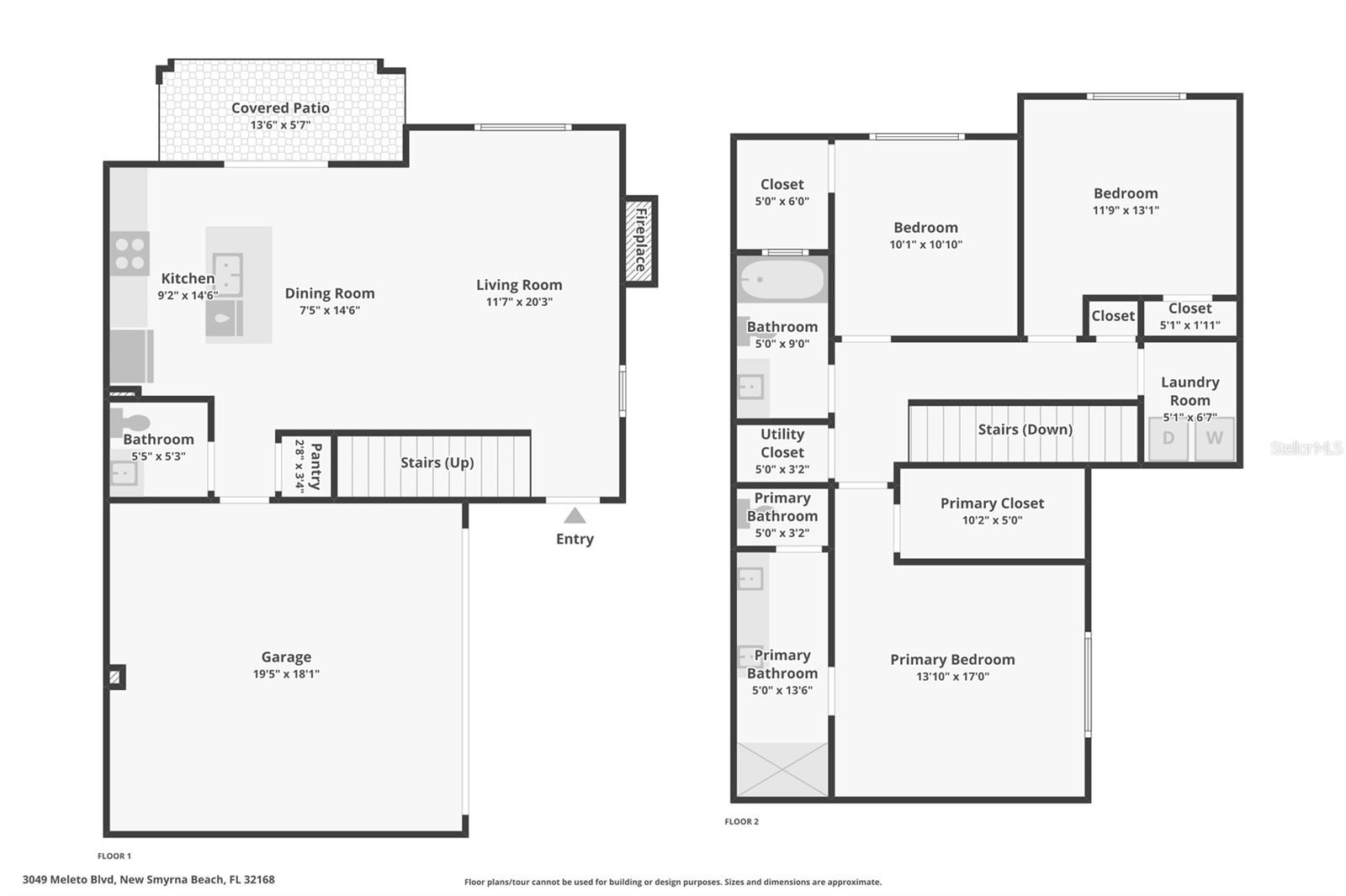 3049 MELETO BLVD, NEW SMYRNA BEACH, FL, 32168