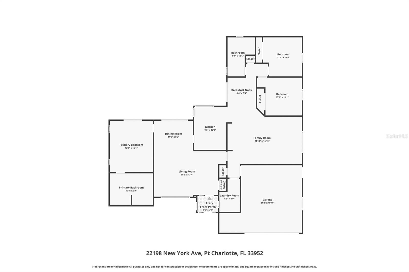 22198 NEW YORK AVE, PORT CHARLOTTE, FL, 33952