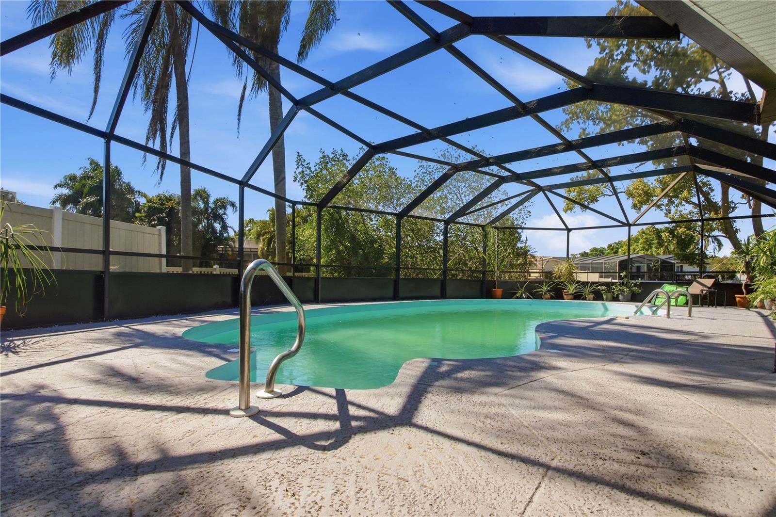 Plenty of patio space