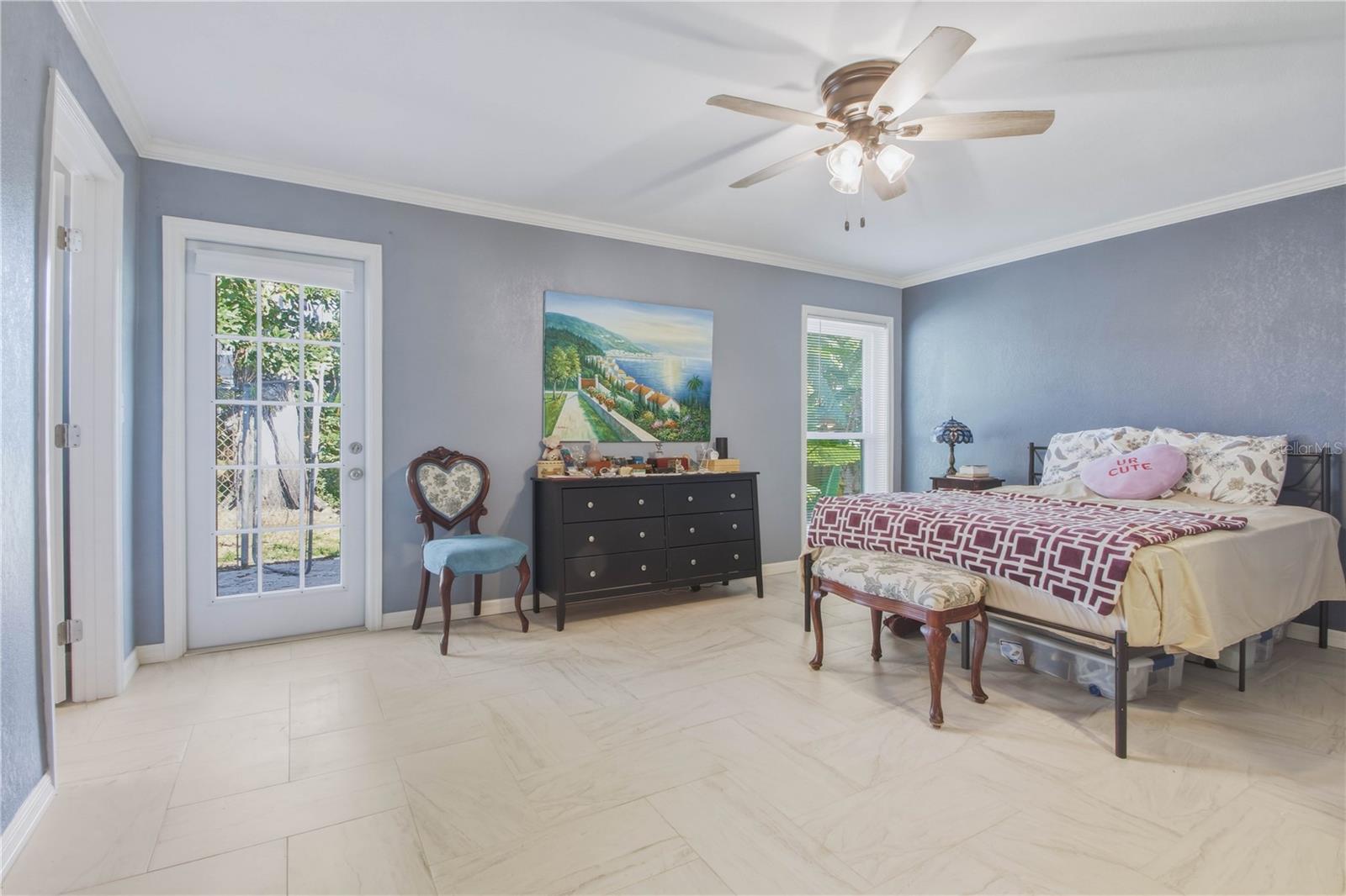 On to the master bedroom.